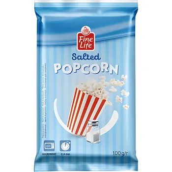 Popcorn Fine Life Popcorn slaný 100g