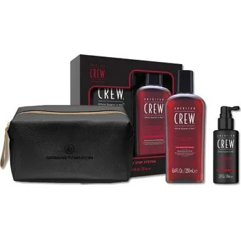 Kosmetická sada American Crew Anti-Hair Loss Vánoční Set - Šampon 250 ml + lotion 100 ml Dárková sada