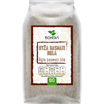 Rýže BONITAS BIO Rýže basmati bílá 500g