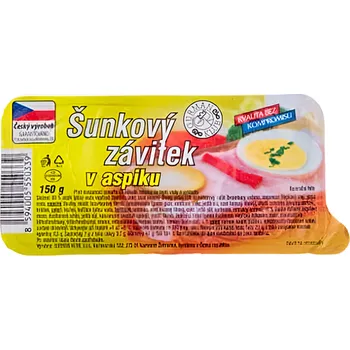 salám Gurmán Klub Šunkový závitek v aspiku 150g