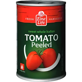 Fine Life Rajčata celá loupaná, plech 400g