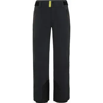 Pánské kalhoty PORSCHE HEAD Ski Pants Turbo Kalhoty lyžařské pánské černé se žlutým detailem (Designové lyžařské kalhoty. Podšívka z teplého, větruodolného a vodoodpudivého materiálu. S ventilací a ochranou proti proříznutí.)