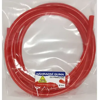 Vrtač návnad Zico guma do praku ø 8 mm 2 m