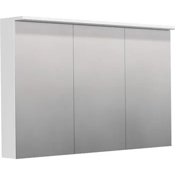 Koupelnový nábytek Smart30 Orin Skříňka zrcadlová 120 x 73,8 cm, 3 dvířka, oboustranné zrcadlo, LED, bílá lesklá, OR ZS LED 120 3D A0536