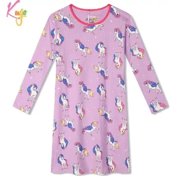 Dívčí noční košile Dívčí noční košile dl.r. Kugo MC5856, fialová