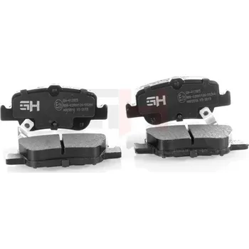 Brzdová destička Brzdové destičky zadní Toyota Auris Corolla 07- [102.2*45.6*16.1 | 102.2*45.6*16.5] 0446602180 AUTO-GH