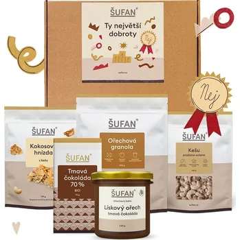 Čokoláda ŠUFAN s.r.o. ŠUFAN DÁRKOVÝ BOX - TY NEJVĚTŠÍ DOBROTY