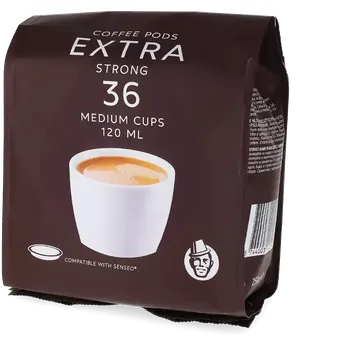 Kaffekapslen | Extra Strong - Počet podů pro Senseo: 36