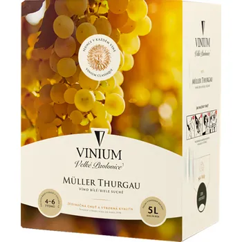 Víno Vinium Müller Thurgau, BiB 5l
