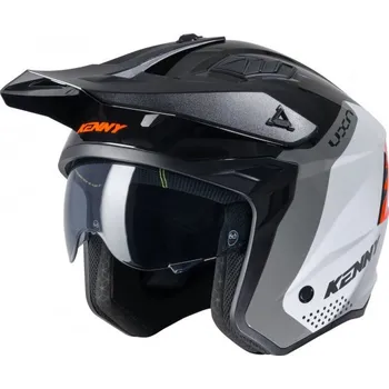 Helma na motorku KENNY přilba MILES 24 shiny black/orange - M