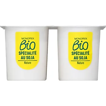 Monoprix Biologique Bio Fermentovaná sójová specialita 4x100g 400g