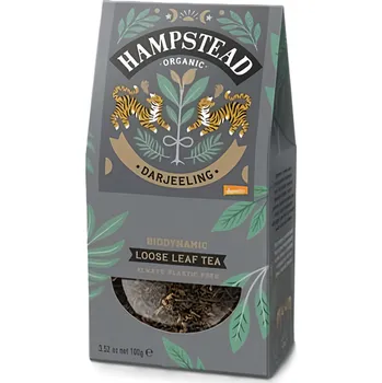 Čaj Hampstead Tea Organic BIO Darjeeling sypaný čaj 100g