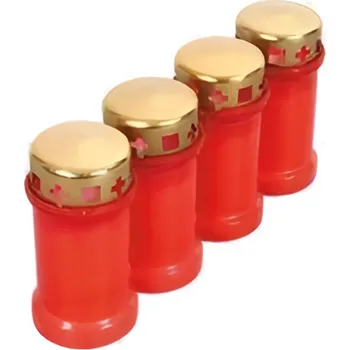 Svíčka ARO Svíčka hřbitovní s víčkem 4x135g 4ks
