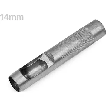 Výsečník / děrovač na látky Ø14;17;18;19;20;22 mm Varianta: 14 mm nikl, Balení: 1 ks