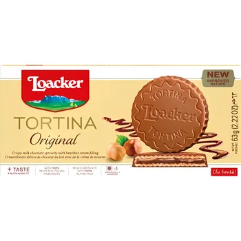 Loacker Oplatka v mléčné čokoládě 63g