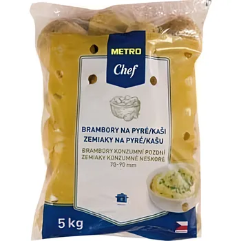 Brambory konzumní na pyré prané 5kg