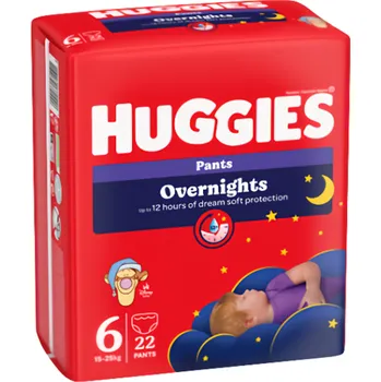 Plena Huggies Overnights Pants noční plenkové kalhotky, vel. 6 22ks