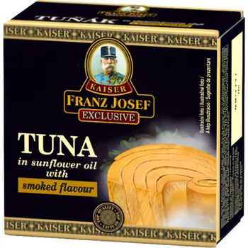 Franz Josef Kaiser Tuňák celý v rostlinném oleji s uzenou příchutí 80g