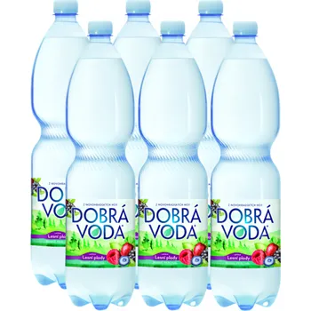 Voda Dobrá voda Ochucená lesní plody 6 x 1,5 l PET 9l