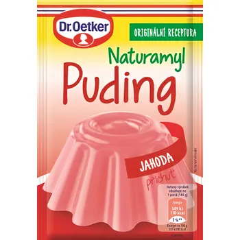 Dr. Oetker Naturamyl Puding s příchutí jahody 37g