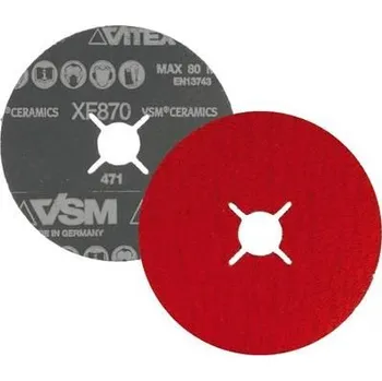 Brusný talíř VSM XF870 fíbrový disk P060 115x22mm