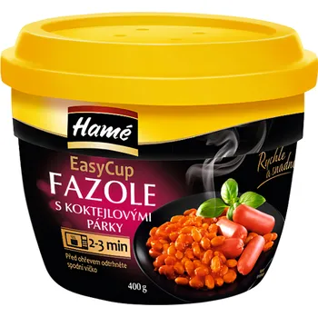 Hotové jídlo Hamé Fazole s koktejlovými párky 400g