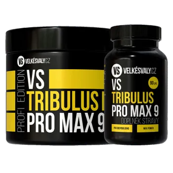 Anabolizér Velkésvaly.cz 1+1 Sleva VS Tribulus Pro Max 9, 180 + 90 cps