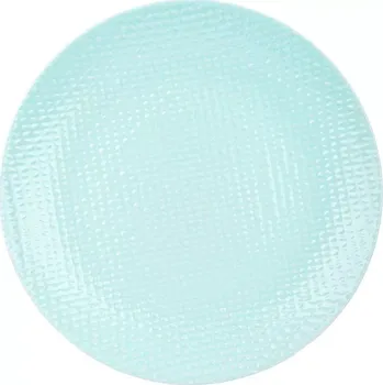 Talíř Keramický dezertní talíř Relief 21 cm, pastelově zelený