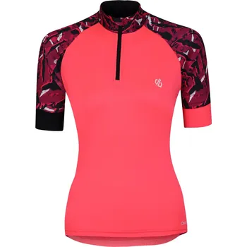 cyklistický dres Dámský cyklistický dres Dare 2b Follow Through Jrsy Velikost: L / Barva: růžová/černá