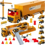 Iso Trade Stavební kamion s jeřábem a vozidly ISO 26578