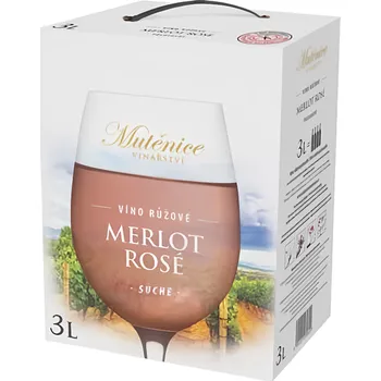 Vinařství Mutěnice Jumbo Bib Merlot rosé 3l