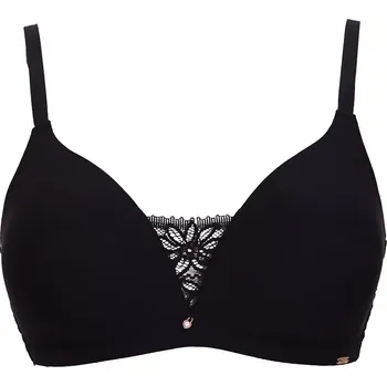 Podprsenka LEILIEVE Leilieve C5000 – Hladká podprsenka bez kostic s krajkovým detailem, černá - 75C
