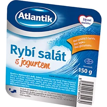 Hotové jídlo Atlantik Salát rybí s jogurtem 4 x 150g 600g