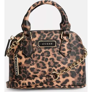 GUESS dámská kabelka,crossbody Elise leopardí malá