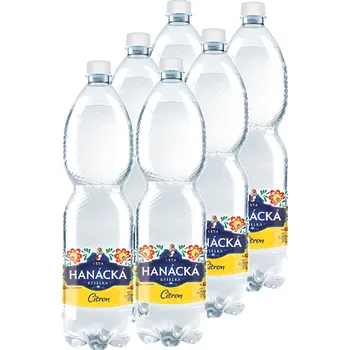 Voda Hanácká Kyselka Minerální voda citron 6x1,5L 9l