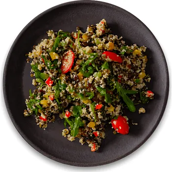 Hotové jídlo Authentic Salát z černé čočky s kuskusem 200g