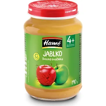 Hamé Kojenecká výživa s jablky 4+ 190g