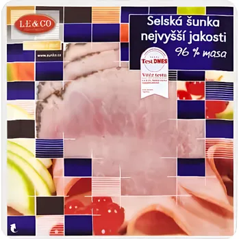 Pamlsek pro psa Le & Co Selská šunka nejvyšší jakosti plátky (96% masa) 100g