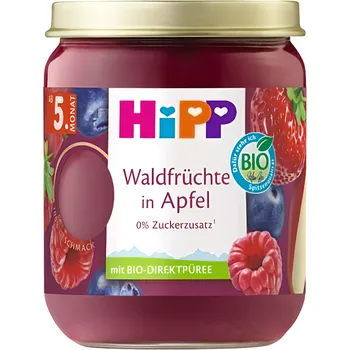 HiPP BIO SUPEROVOCE Jablko jahody, borůvky a maliny 160g