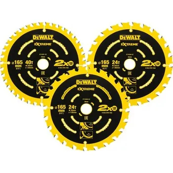 Pilový kotouč DeWALT Pilový kotouč EXTREME 2nd Fix 3 Pack DT10397 DT10397