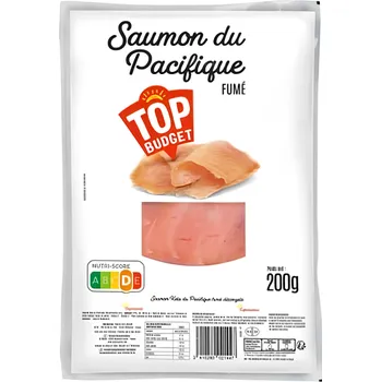 Top Budget Uzený pacifický losos 200g
