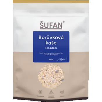 Šufan Borůvková kaše s medem 250g