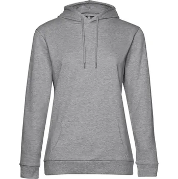 Dámská mikina B&C Dámská mikina s kapucí #Hoodie Barva: Šedý melír, Velikost: M