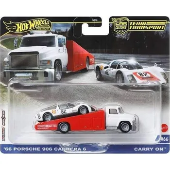 Hot Wheels Premium Car Culture Team Transport - '66 Porsche 906 Carrera 6 + Carry On