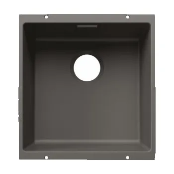 Granitový dřez Blanco SUBLINE 400 U InFino Silgranit šedá vulkán bez odtokové armatury - 527787