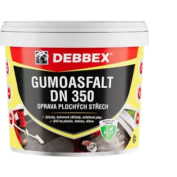 Tmel DEN BRAVEN gumoasfalt DN350, na vodní bázi, nenarušuje polystyren, odolnost +70°C, 5kg, 110081BIP