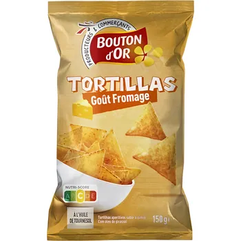 Chips Bouton d´Or Tortilla chipsy se sýrem 150g