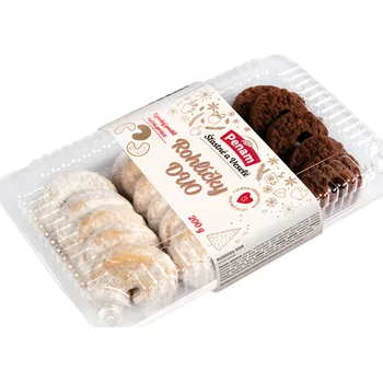 Pečivo Penam Sváteční pečivo - Rohlíčky Duo 200g