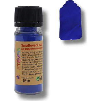 Speciální výtvarná barva ARTEMISS Smaltovací pudr Vyberte velikost: 10g, Vyberte odstín: 44 modrá