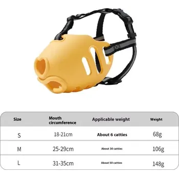 Náhubek pro psa Prodyšný nastavitelný náhubek pro psy | chovatelské potřeby - B. , S